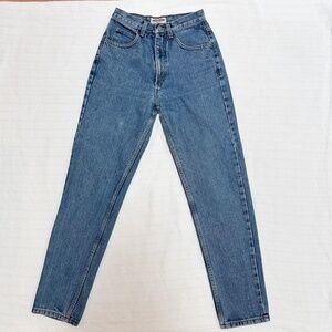 Vintage Guess Jeans Sz 27 Made in USA High Rise Blue Denim (runs small) Y2K